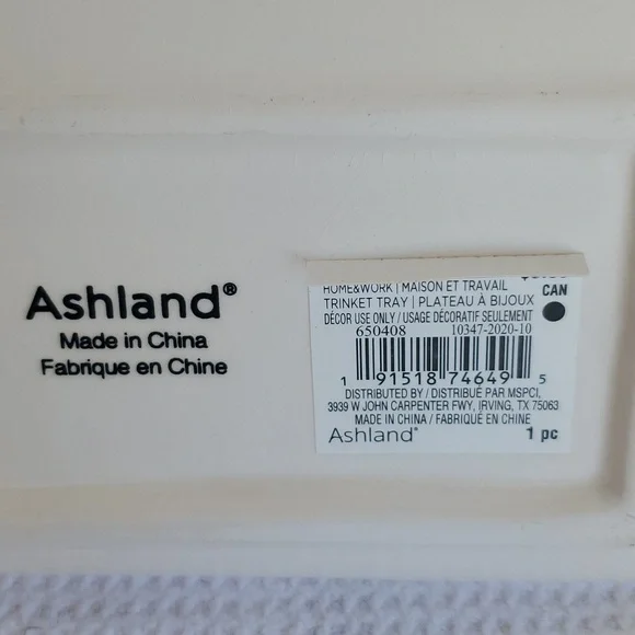 LETTER I CERAMIC TRINKET TRAY - Picture 2 of 3